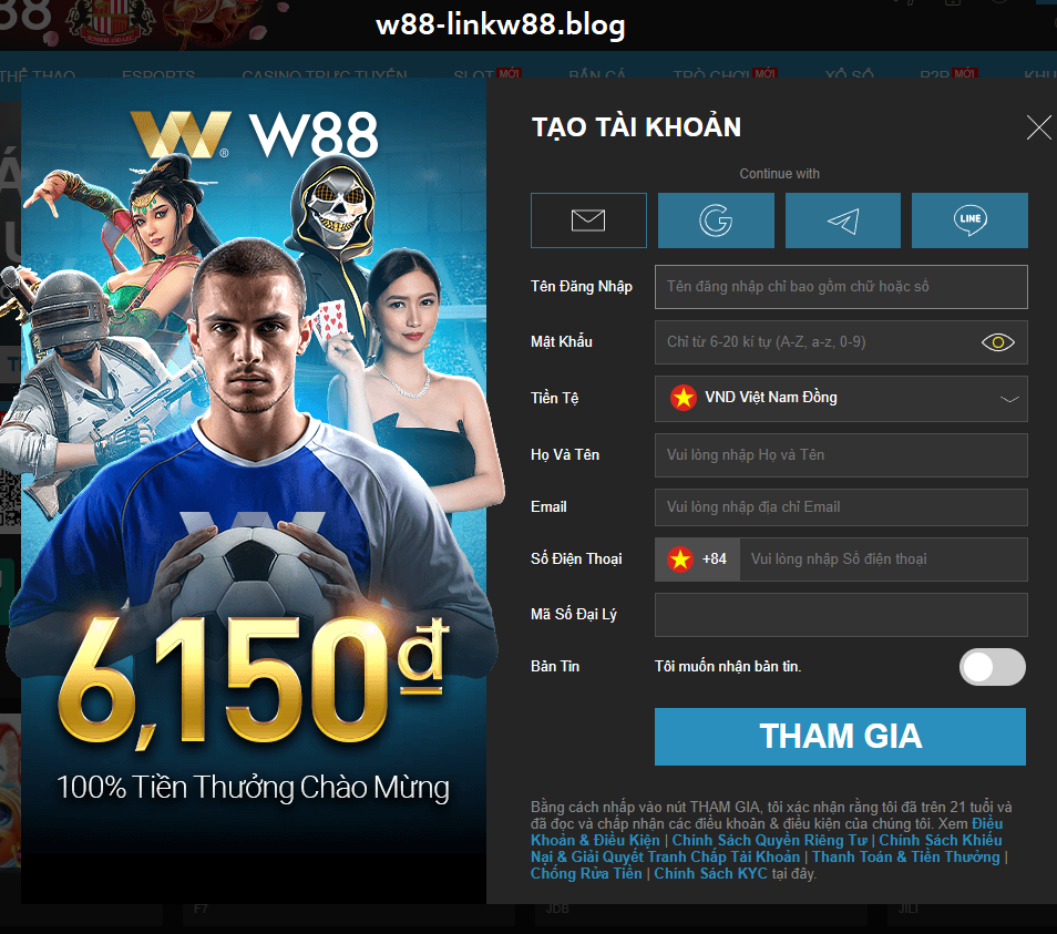 W88 3dpscan - Link vào W88 mới nhất mobile & PC 2026 - Link W88 5 Quy trình đăng ký tài khoản cá cược W88